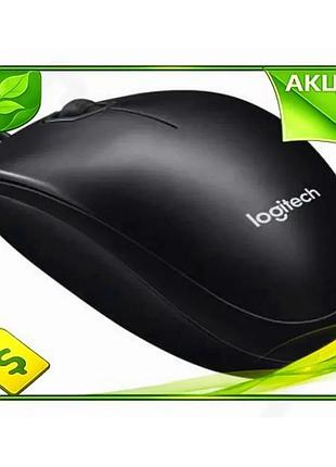 Ve миша logitech оптична дротова new version usb чорна 1000 dpi для комп'ютера з 3 кнопками 1,8 м n6w_ver