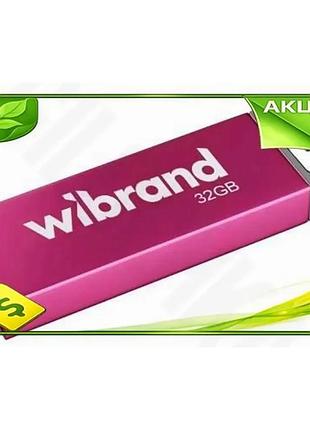 Ve флеш накопитель usb 32гб new version wibrand ударопрочный розовый металлический моноблок для хранен n6w_ver