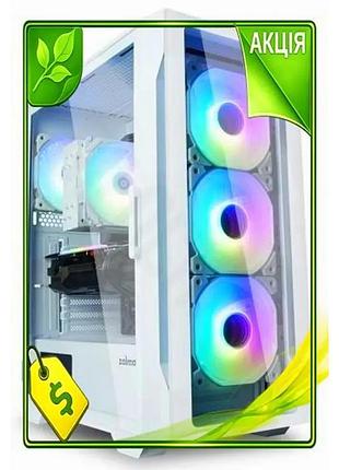 Ve корпус zalman i3 neo new version tg white midi tower для atx micro atx mini itx з rgb підсвіткою та n6w_ver