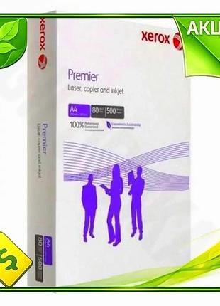 Ve папір а4 xerox premier new version 80 г/м2 500 арк офісний папір для друку документів канцелярський n6w_ver