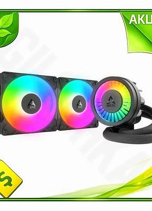 Ve система жидкостного охлаждения arctic new version liquid freezer iii 240 pro argb черная для процес n6w_ver