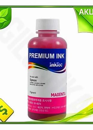 Ve чернила inktec magenta 100 new version мл пигментные для epson принтеров картридж чернила для печат n6w_ver