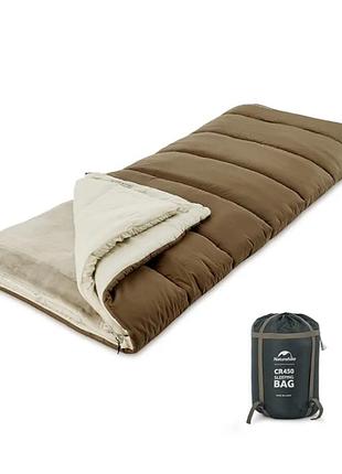 Спальный мешок 3 в 1 naturehike cr450 cnh22sd011, коричневый