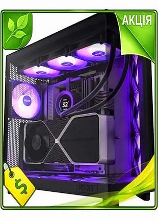 Ve корпус nzxt h6 flow new version rgb black midi tower для пк atx micro atx mini itx з загартованим с n6w_ver