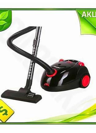 Ve пилосос holmer 900w мішковий new version для сухого прибирання з багаторазовим мішком 2л щітка для n6w_ver