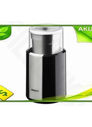 Ve кофемолка ardesto черная 200 new version вт механическая для кофе и специй с ножами из нержавеющей n6w_ver