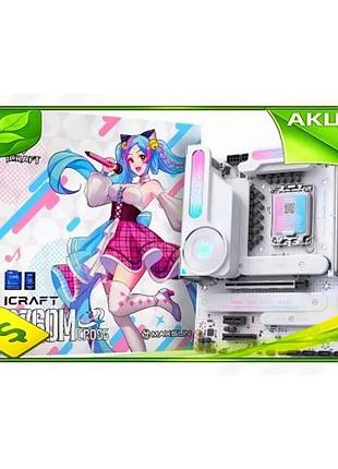 Ve материнська плата lga1700 maxsun new version b760m 4xddr5 microatx для пк з wifi 6e та argb n6w_ver