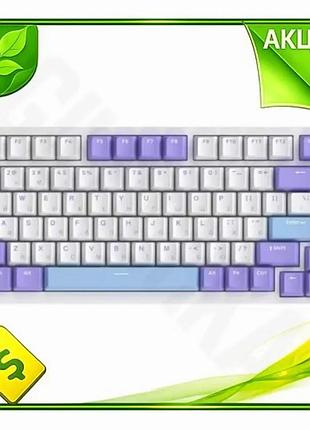 Ve клавіатура бездротова ajazz механічна new version з rgb підсвічуванням 81 кнопка для комп'ютера гей n6w_ver