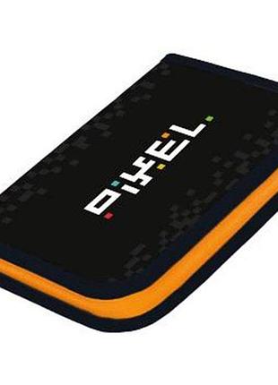 Шкільний пенал для хлопчика, пенал-книжка "pixel" на 1 відділення 2 відвороти 26207c class