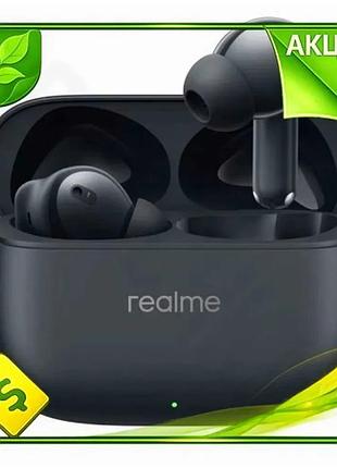 Ve навушники бездротові realme buds new version t310 чорні bluetooth 5.4 з мікрофоном активним шумозаг n6w_ver