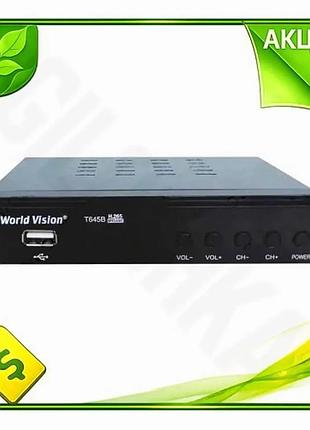 Ve tv-тюнер внешний автономный world new version vision h.265 ac3 dolbydigital для телевизора iptv dln n6w_ver