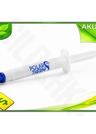 Ve термопаста polartherm x-10 5 new version г шприц 3,8 вт/мк охлаждающая паста для процессоров компью n6w_ver
