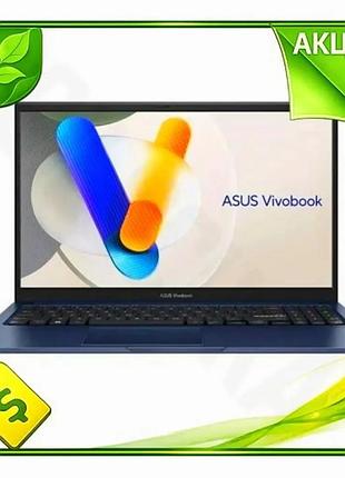 Ve ноутбук 15 дюймів asus new version vivobook 15 quiet blue для роботи і навчання з ips екраном 1920x n6w_ver