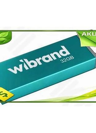 Ve флеш накопитель usb 32гб new version wibrand голубой ударопрочный моноблок для хранения данных и ре n6w_ver