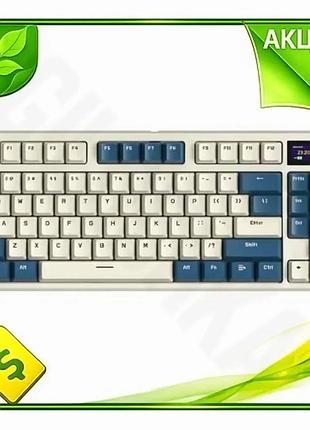 Ve беспроводная механическая клавиатура attack new version shark retro blue с rgb подсветкой для игр с n6w_ver
