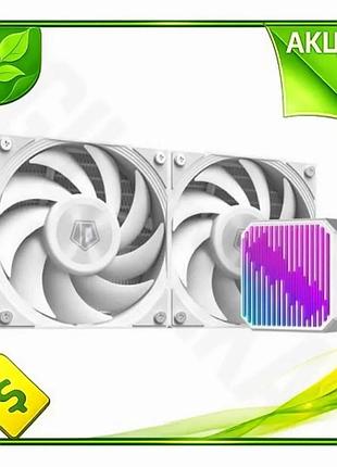 Ve система рідинного охолодження id-cooling new version dx240 max white argb для процесора до 300 вт о n6w_ver