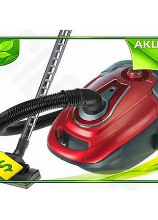 Ve пылесос castle 2000w красный new version мешковый для сухой уборки с насадками для мебели и уголков n6w_ver