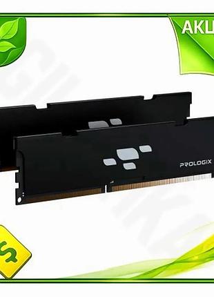 Ve память 32гб ddr5 5600мгц new version prologix черная с радиатором для пк оперативная память для игр n6w_ver