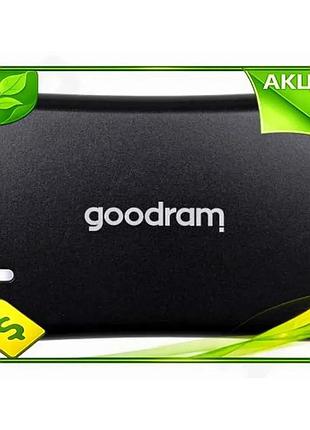 Ve зовнішній накопичувач ssd goodram new version 2tb чорний type-c 3.2 gen 2 для зберігання даних порт n6w_ver