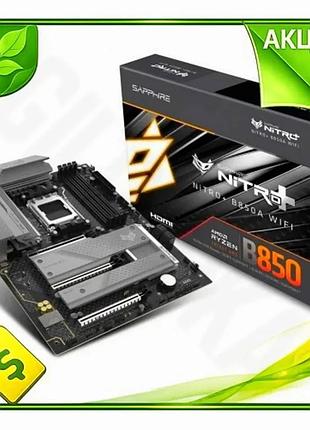 Ve материнська плата am5 sapphire new version nitro+ b850a wifi 7 4xddr5 для пк з wi-fi 7 та bluetooth n6w_ver