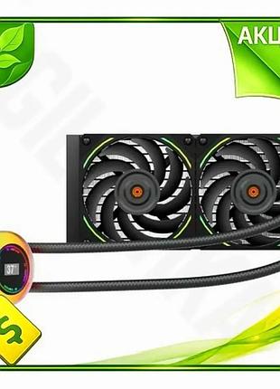 Ve система рідинного охолодження 1stplayer new version cc-240 black ефективний кулер для пк з argb під n6w_ver