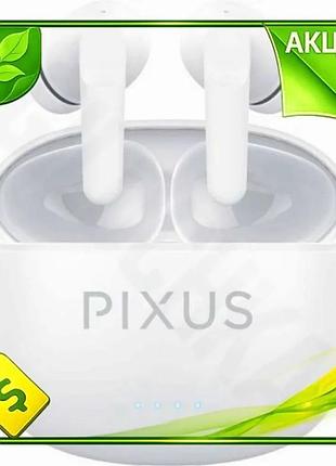 Ve бездротові навушники pixus band new version tws bluetooth 5.3 для смартфона з мікрофоном та зарядни n6w_ver