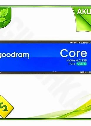 Ve твердотельный накопитель ssd 1tb new version goodram core pci-e 5.0 x4 m.2 2280 для геймеров скорос n6w_ver