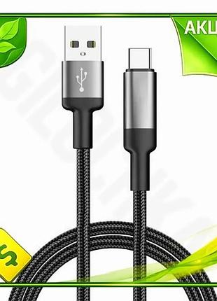 Ve кабель usb type-c 1 new version м colorway чорний для зарядки і синхронізації 6a провід для телефон n6w_ver