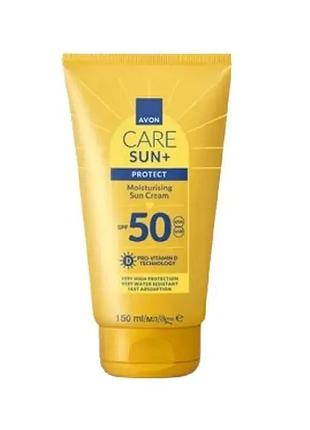 Avon care sun+ сонцезахисний крем для обличчя і тіла spf 50, 150 мл
