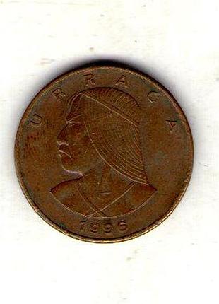 Панама 1 сентесимо, 1996 год цинк с медным покрытием, 2.5g, ø 19.05mm no3687