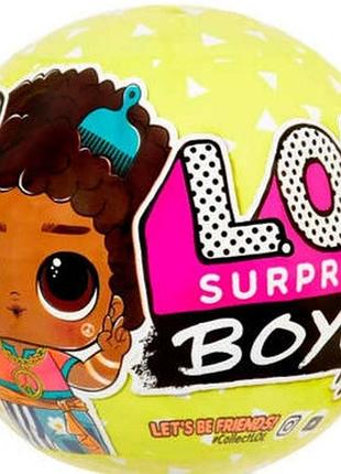 Кукла лол guy мальчик в шаре оригинал серия 3 lol surprise boys series 3 569350