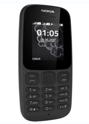 Кнопковий телефон nokia 105 (ta-1034) на 2 сімкарти