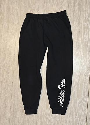 Спортивные штаны джоггеры на флисе от matalan на 11 лет