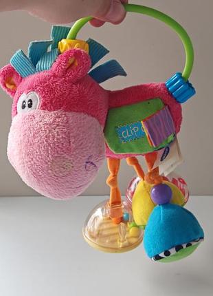 Брязкальце playgro clip clop activity нorsе рожеве