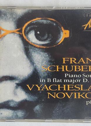 Cd franz schubert – piano sonata d. 960 / vyacheslav novikov (1995, dcm sweden)