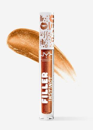 Блиск для губ зі збільшувальним ефектом № 05 2.5 мл nyx filler instinct plump lip polish gloss – new money