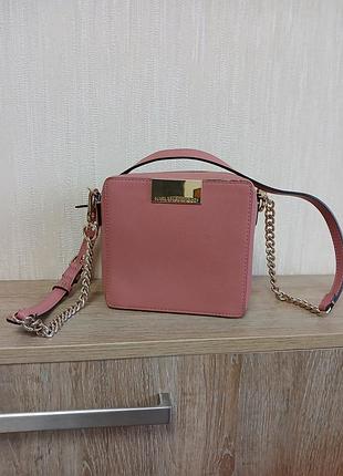 Karl lagerfeld pink сумка