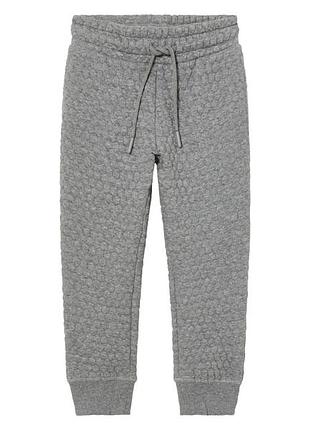 Спортивные штаны джоггеры с начесом для мальчика lupilu lycra® 451193 110-116 см (4-6 years) серый
