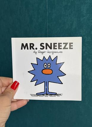 Книжка для дітей англійською mr. sneeze