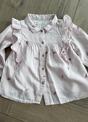 Сорочка блуза zara