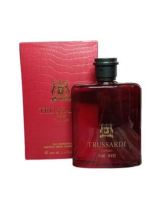 Мужская парфюмированная вода trussardi uomo the red (трусарди умо зе ред) 100 мл