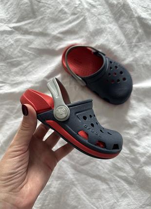 Дитячі шльопанці, босоніжки crocs 23-24 розмір
