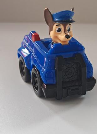 Спасательный автомобиль paw patrol pull-back фигурка гонщика