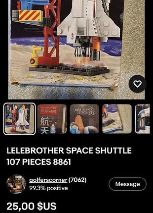 Lelebrother space shuttle 107 pieces 2