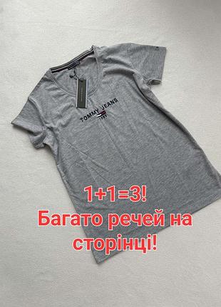 Большой розродаж! футболка tommy hilfiger в наличии серая