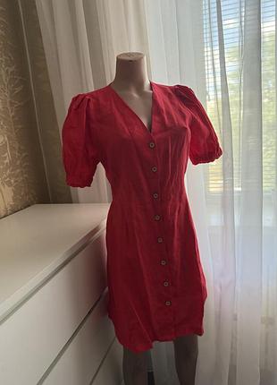 Льняное платье 👗 +котон