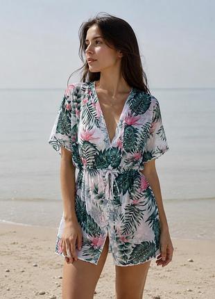Туніка / пляжна накидка shein р.150 (підійде на жіночій xs)