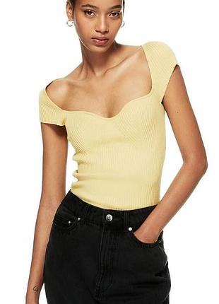 Красивый вязаный топ цвета масла h&amp;m
💫💫💫💫💫💫💫💫💫💫💫💫💫