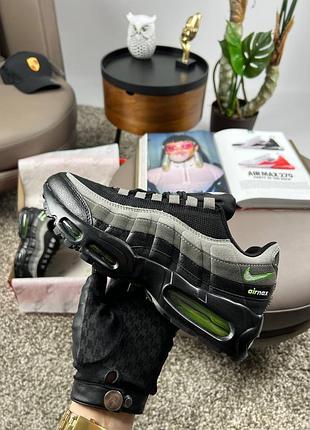 Мужские кроссовки nike air max 95 black grey 41-43-44
