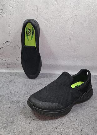 Кроссовки skechers go walk 4 спортивные слипоны go run без шнурков